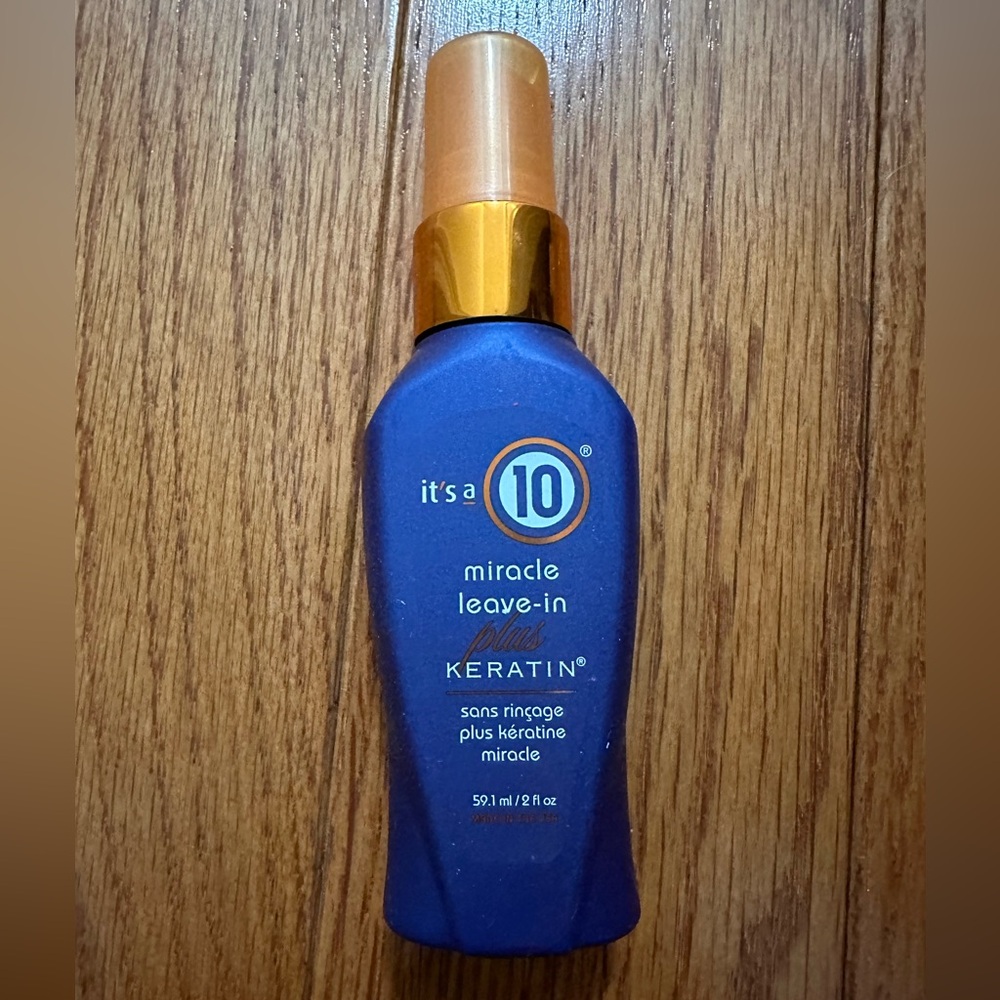 It’s a 10 Plus Keratin treatment spray 2 fl oz